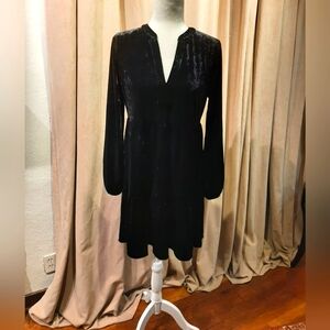 The Get velvet tiered dress